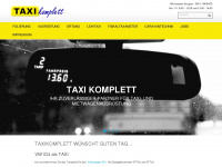 taxikomplett.de Webseite Vorschau