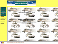 taximodelle.de Webseite Vorschau