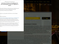 taxirechner.de Webseite Vorschau