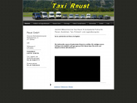 taxireust.ch Webseite Vorschau