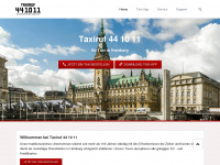 taxiruf441011.de Webseite Vorschau