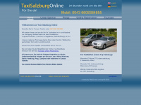 taxisalzburgonline.at Webseite Vorschau
