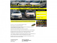 taxiservice-braune.de Webseite Vorschau