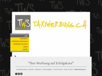 taxiwerbung.ch Webseite Vorschau