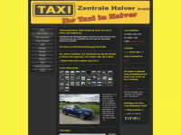 taxizentrale-halver.de Webseite Vorschau