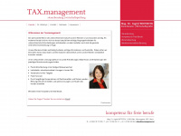taxmanagement.at Webseite Vorschau