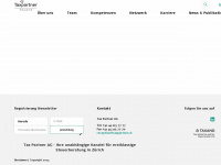 taxpartner.ch Webseite Vorschau