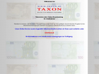taxon.at Webseite Vorschau