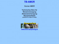 tb-amor.at Webseite Vorschau