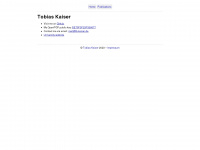 tb-kaiser.de Webseite Vorschau