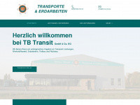 tb-transit.de Webseite Vorschau