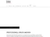 tbm-druck-medien.de Webseite Vorschau