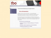 tbo-schneeweiss.de Webseite Vorschau