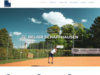 tc-belair.ch Webseite Vorschau