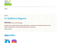 tc-hippach.at Webseite Vorschau