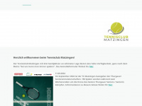 tc-matzingen.ch Webseite Vorschau