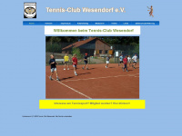 tc-wesendorf.de Webseite Vorschau