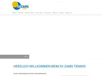 tc-zams.at Webseite Vorschau