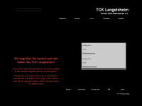 tck-langelsheim.de Webseite Vorschau