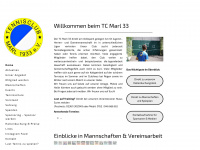 tcmarl33.de Webseite Vorschau