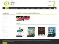 dux-verlag.de Webseite Vorschau