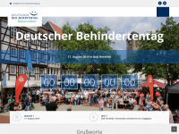 deutscher-behindertentag.de Webseite Vorschau