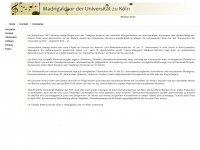 madrigalchor-der-uni-koeln.de Webseite Vorschau