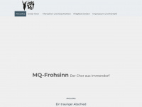 mq-frohsinn.de Webseite Vorschau