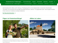 klosterkirche-thalbuergel.de Webseite Vorschau