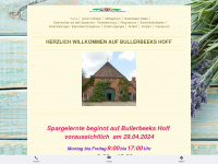 bullerbeekshoff.de Webseite Vorschau