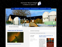 sternwarte-sohland.de Webseite Vorschau
