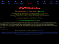 studenski.de Webseite Vorschau