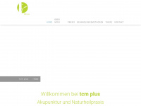 tcmplus.ch Webseite Vorschau