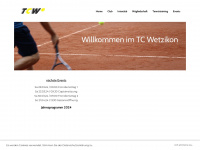 tcwetzikon.ch Webseite Vorschau