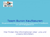 team-buron-kaufbeuren.de Webseite Vorschau