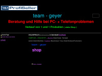 team-geyer.de Webseite Vorschau