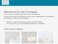 team-hf.de Webseite Vorschau