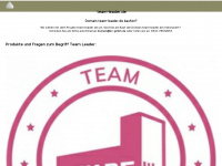 team-leader.de Webseite Vorschau