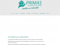 team-primas.de Webseite Vorschau