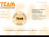 team-praxis.at Webseite Vorschau