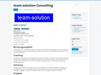 team-solution.de Webseite Vorschau