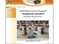 team-work-hundeschule.de Webseite Vorschau