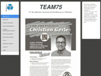 team75.ch Webseite Vorschau