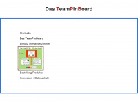 teampinboard.de Webseite Vorschau