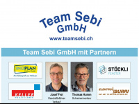 teamsebi.ch Webseite Vorschau