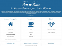 teatime-muenster.de Webseite Vorschau