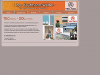 tec-sol.at Webseite Vorschau