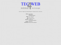 tec4web.de Webseite Vorschau