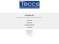 teccs.ch Webseite Vorschau