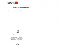 tecfact.de Webseite Vorschau